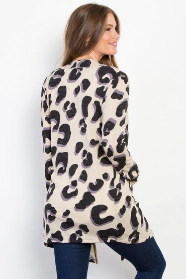 Be Stage Pocketed Knit Cardigan - Love Salve 