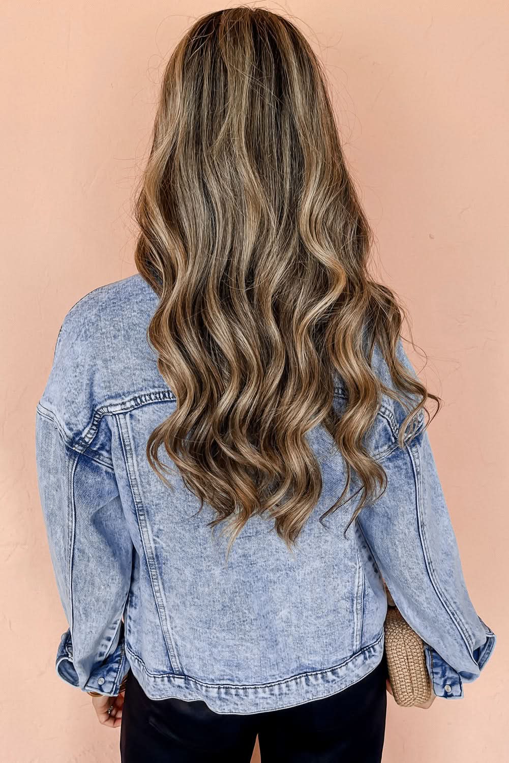 Beau Blue Vintage Washed Flap Pockets Denim Jacket - Love Salve 