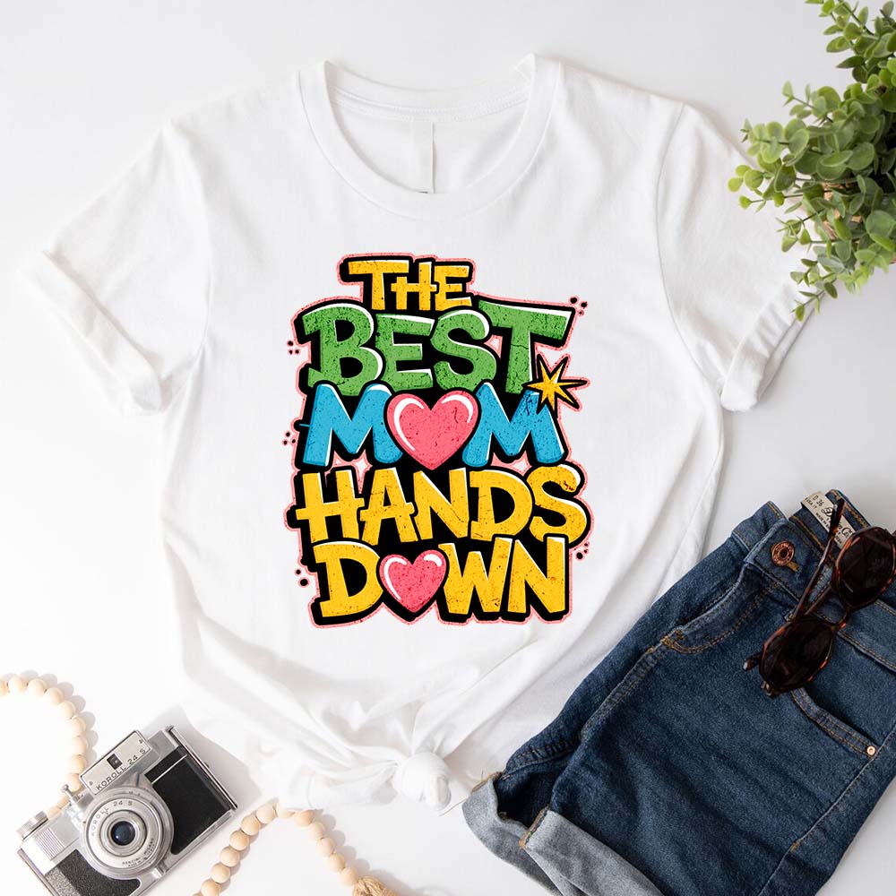 Best Mom Hands Down Shirts – Cute & Trendy Mother’s Day Gift Tees Adorb.co