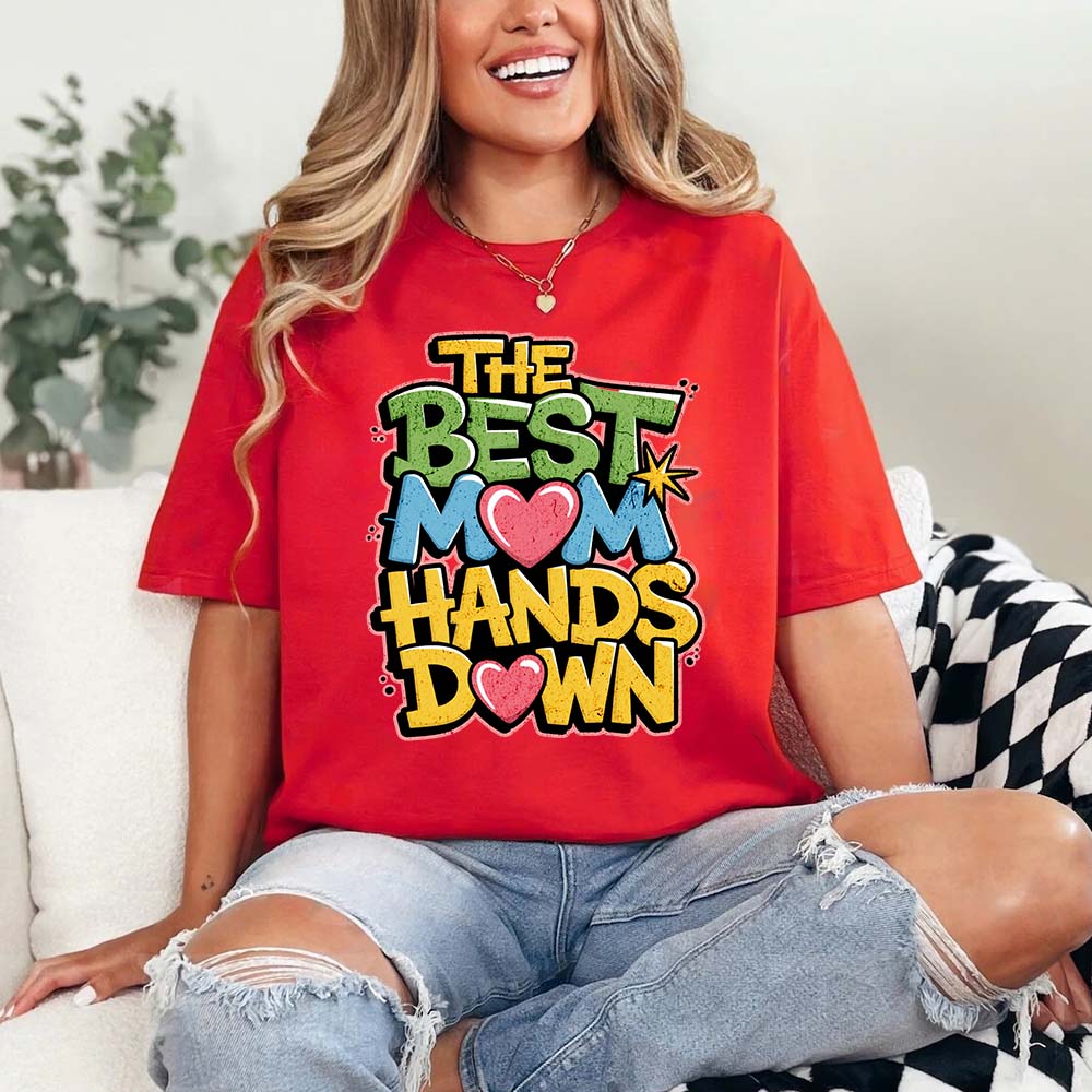 Best Mom Hands Down Shirts – Cute & Trendy Mother’s Day Gift Tees Adorb.co