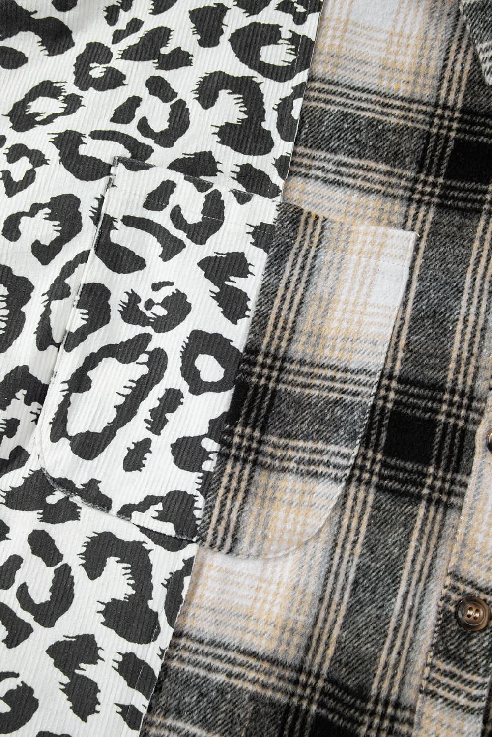 Black Plus Size Plaid Shacket - Love Salve 