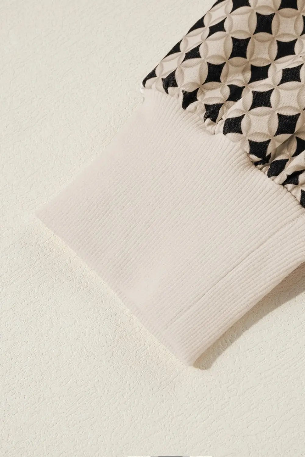 Black Plus Size Two-Tone Pullover - Love Salve 