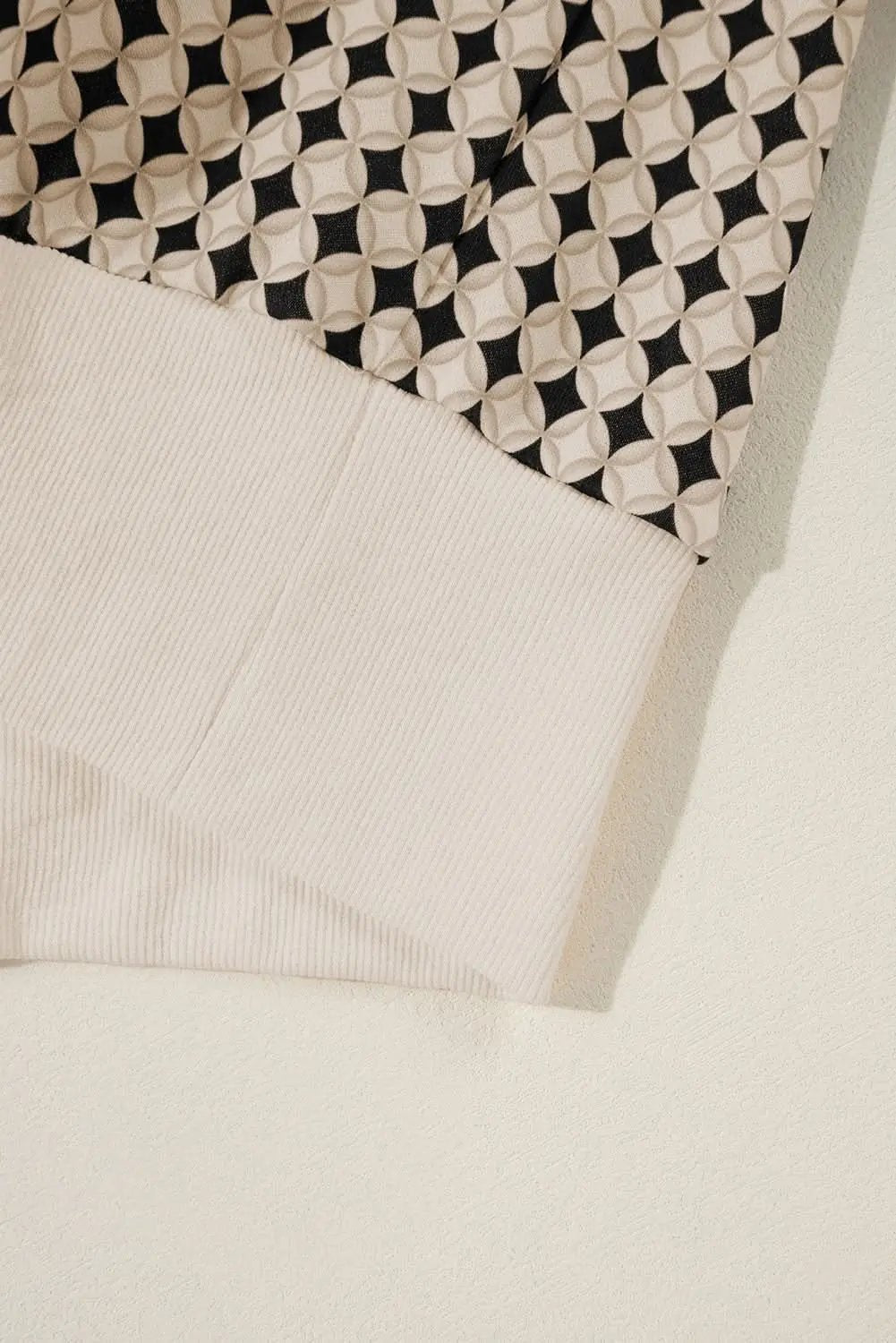 Black Plus Size Two-Tone Pullover - Love Salve 