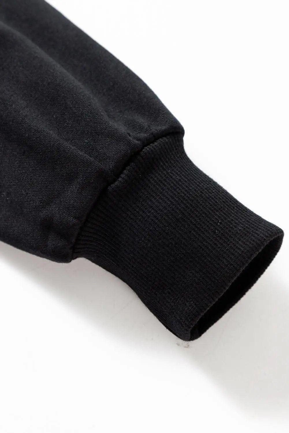 Black Tinsel Game Day Drop Shoulder Graphic Sweatshirt - Love Salve 