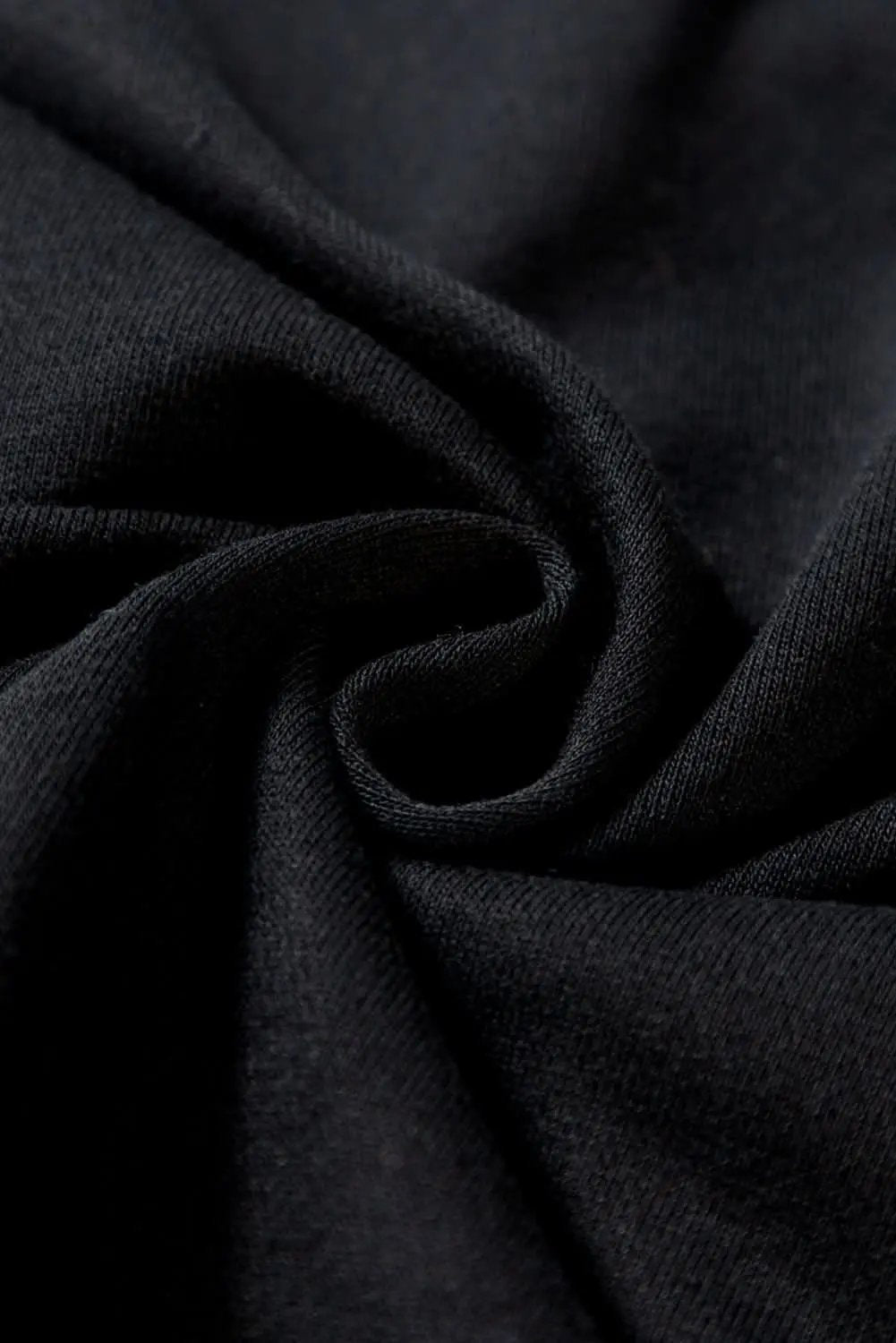 Black Tinsel Game Day Drop Shoulder Graphic Sweatshirt - Love Salve 