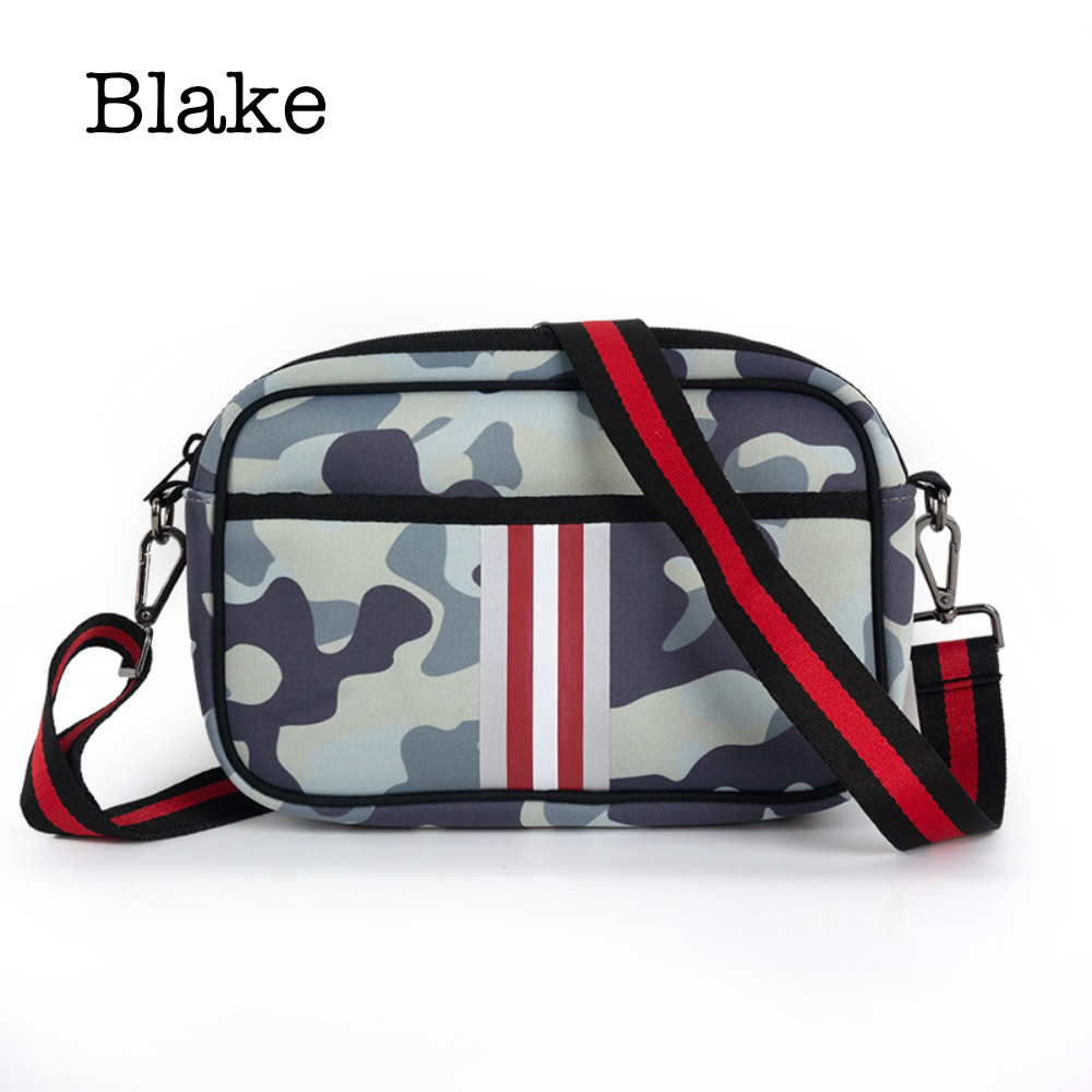 Neoprene Compact Crossbody Bag for Travel and Everyday Use
