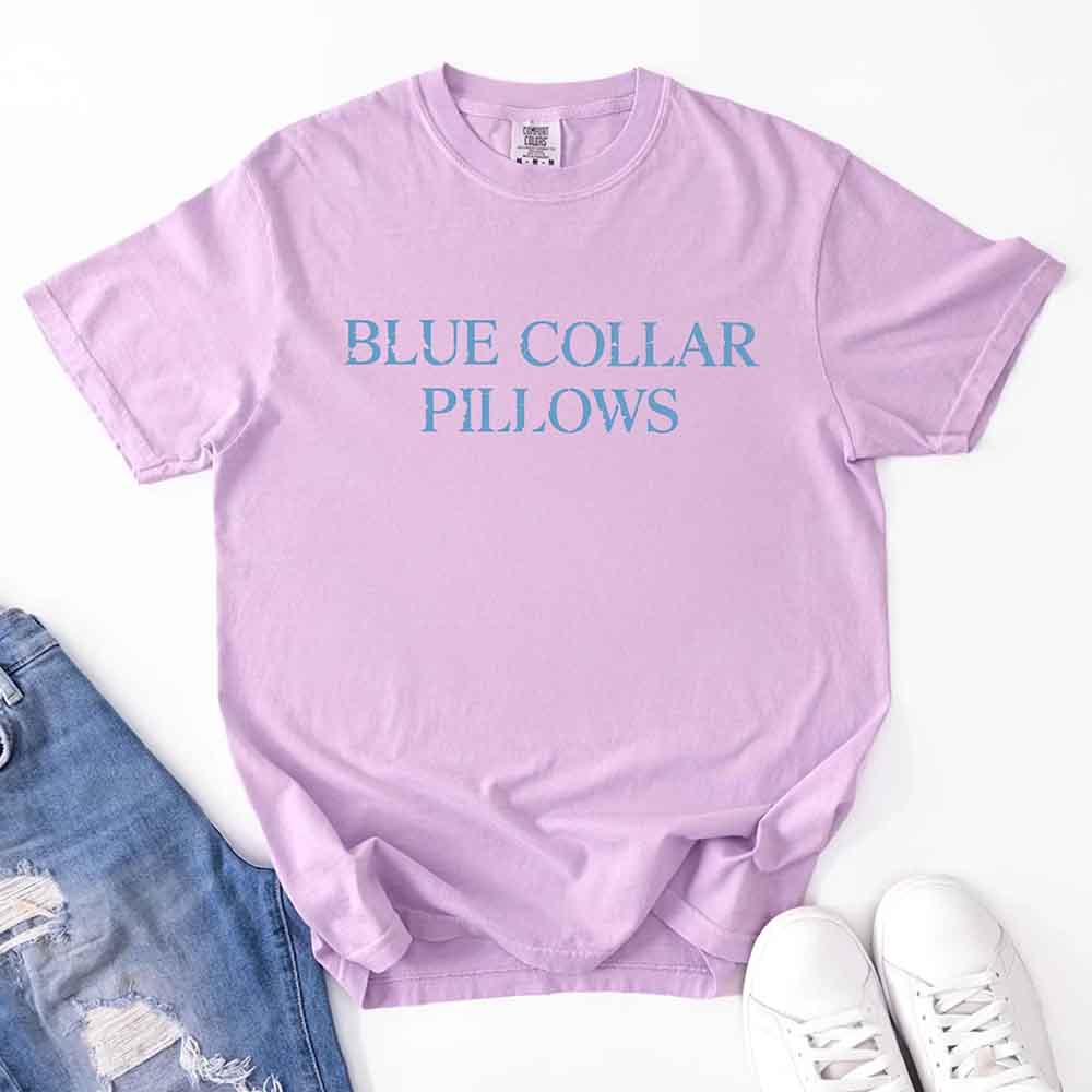 Blue Collar Wife/Girlfriend Comfort Colors Tee – Funny Women’s Shirt Adorb Custom Tees