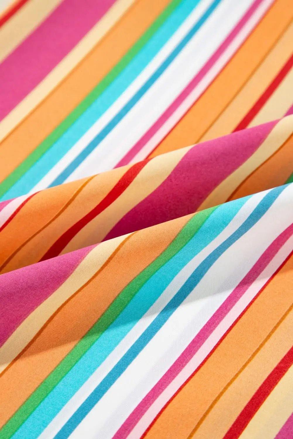 Boho chic plus-size striped pants - Love Salve 