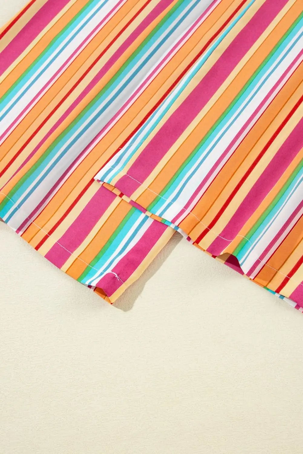 Boho chic plus-size striped pants - Love Salve 