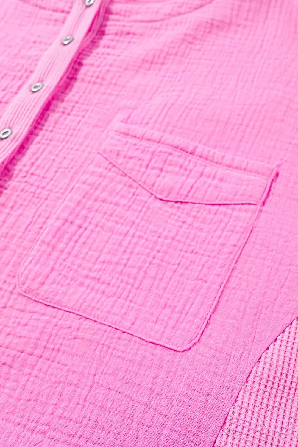 Bonbon plus size half-button top - Love Salve 