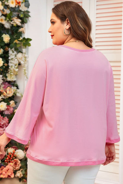 Bonbon plus size high-low tee - Love Salve 
