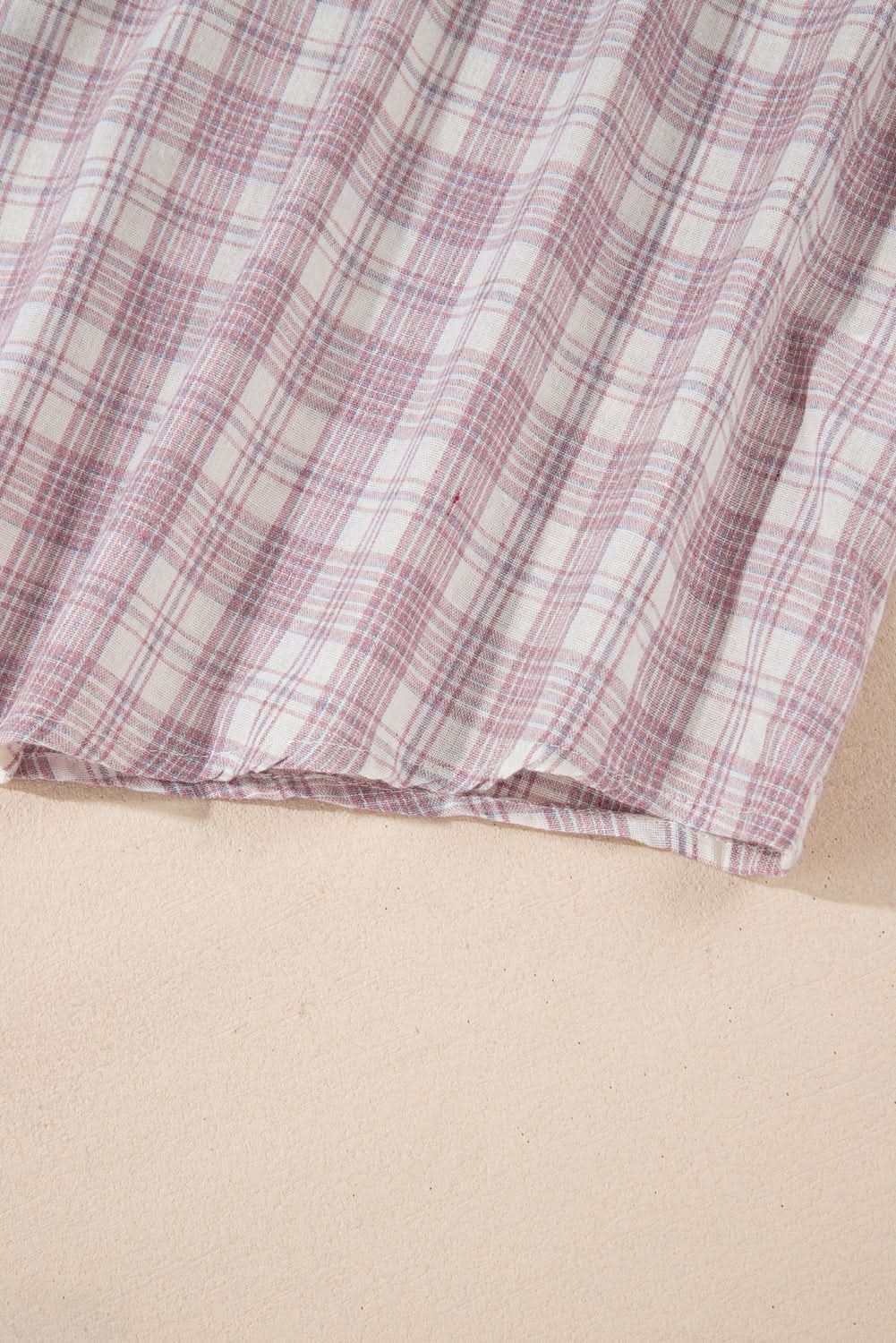 Bonbon plus size plaid hooded shirt - Love Salve 