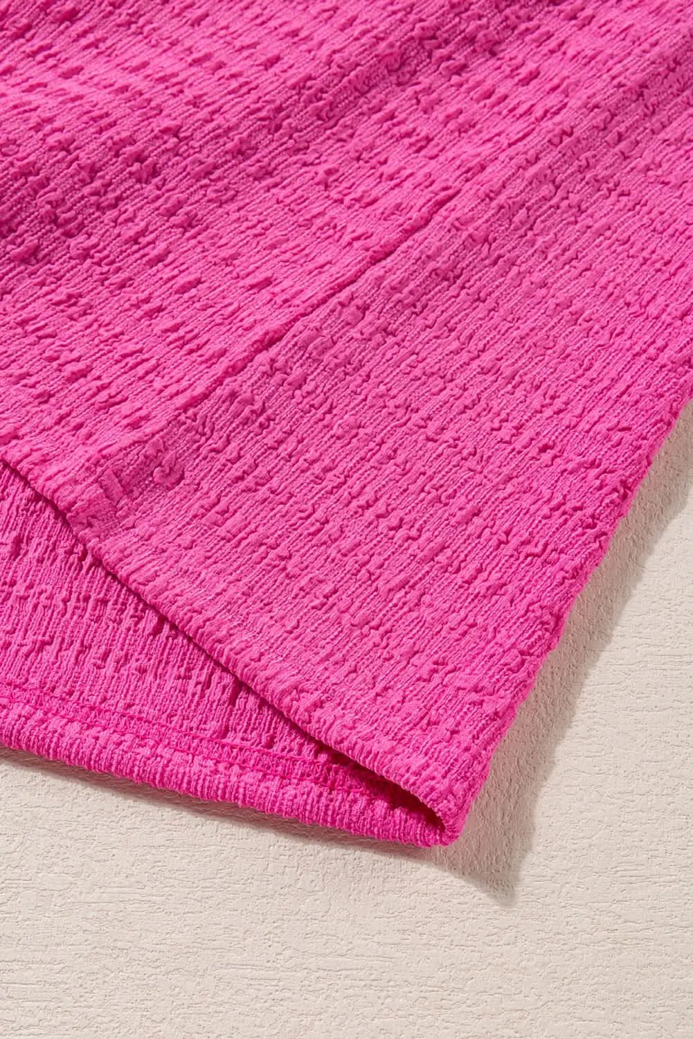 Bright pink plus size tee - Love Salve 