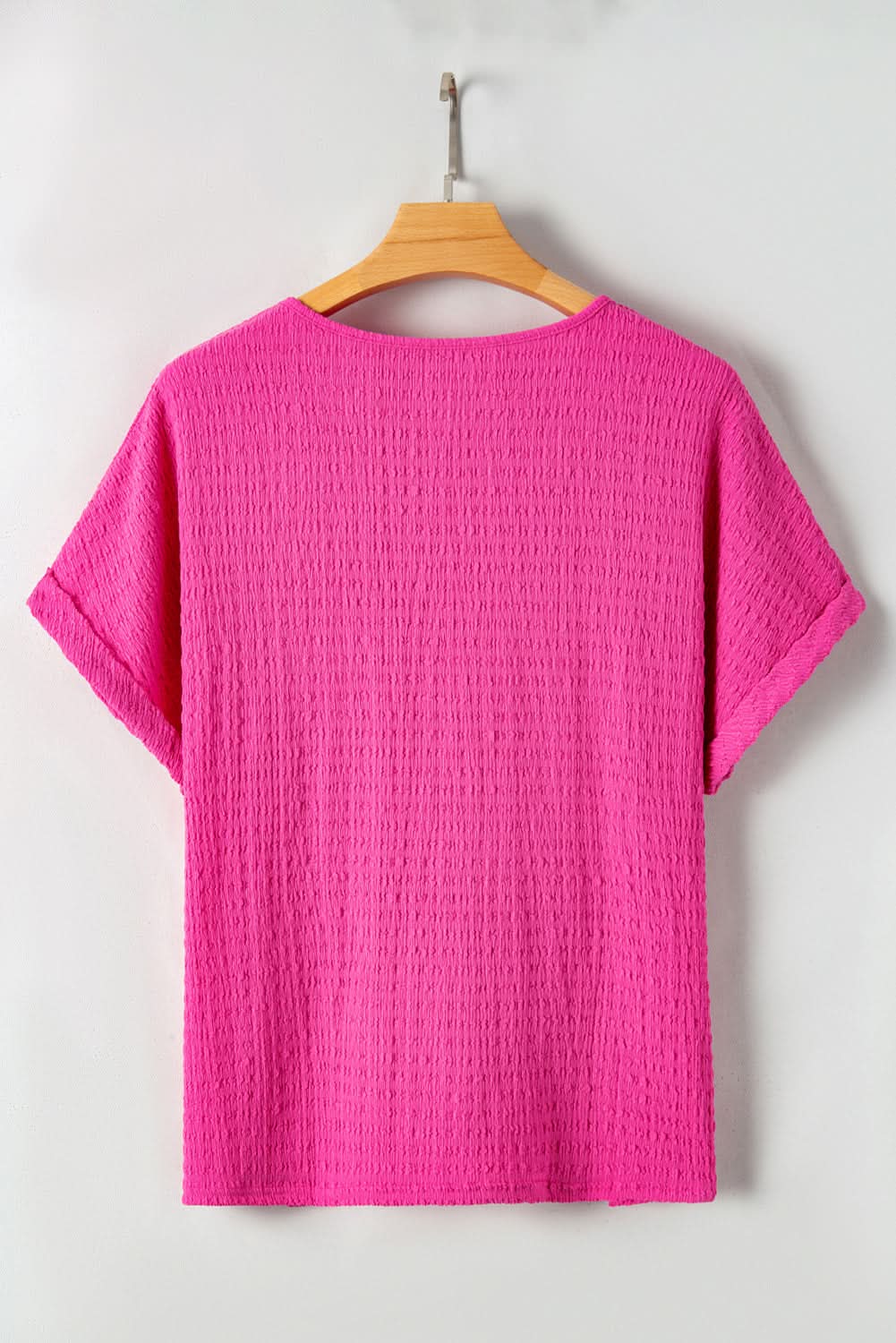 Bright pink plus size tee - Love Salve 