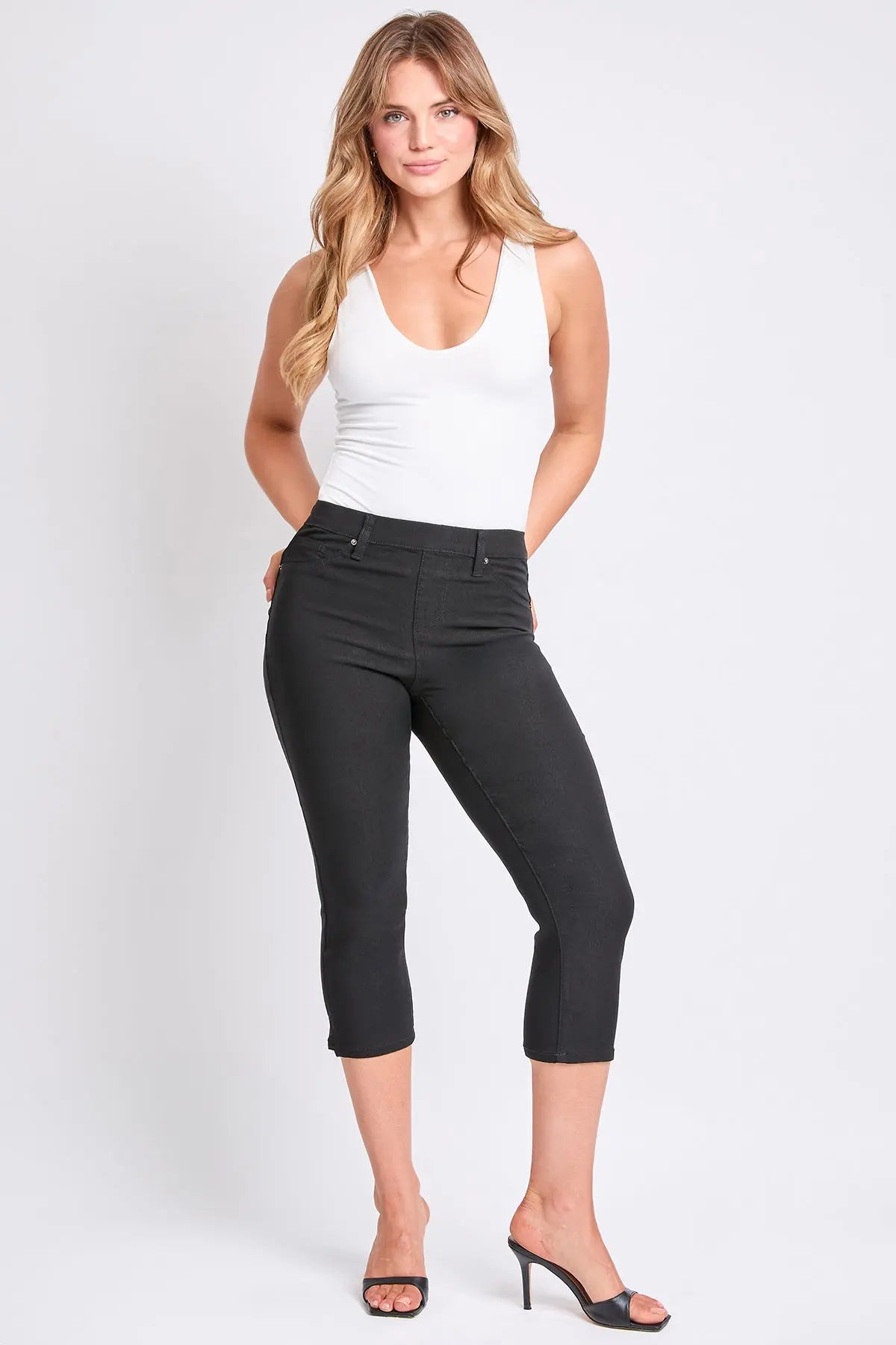 Women's Hyperstretch Pull On Capri YMI JEANS