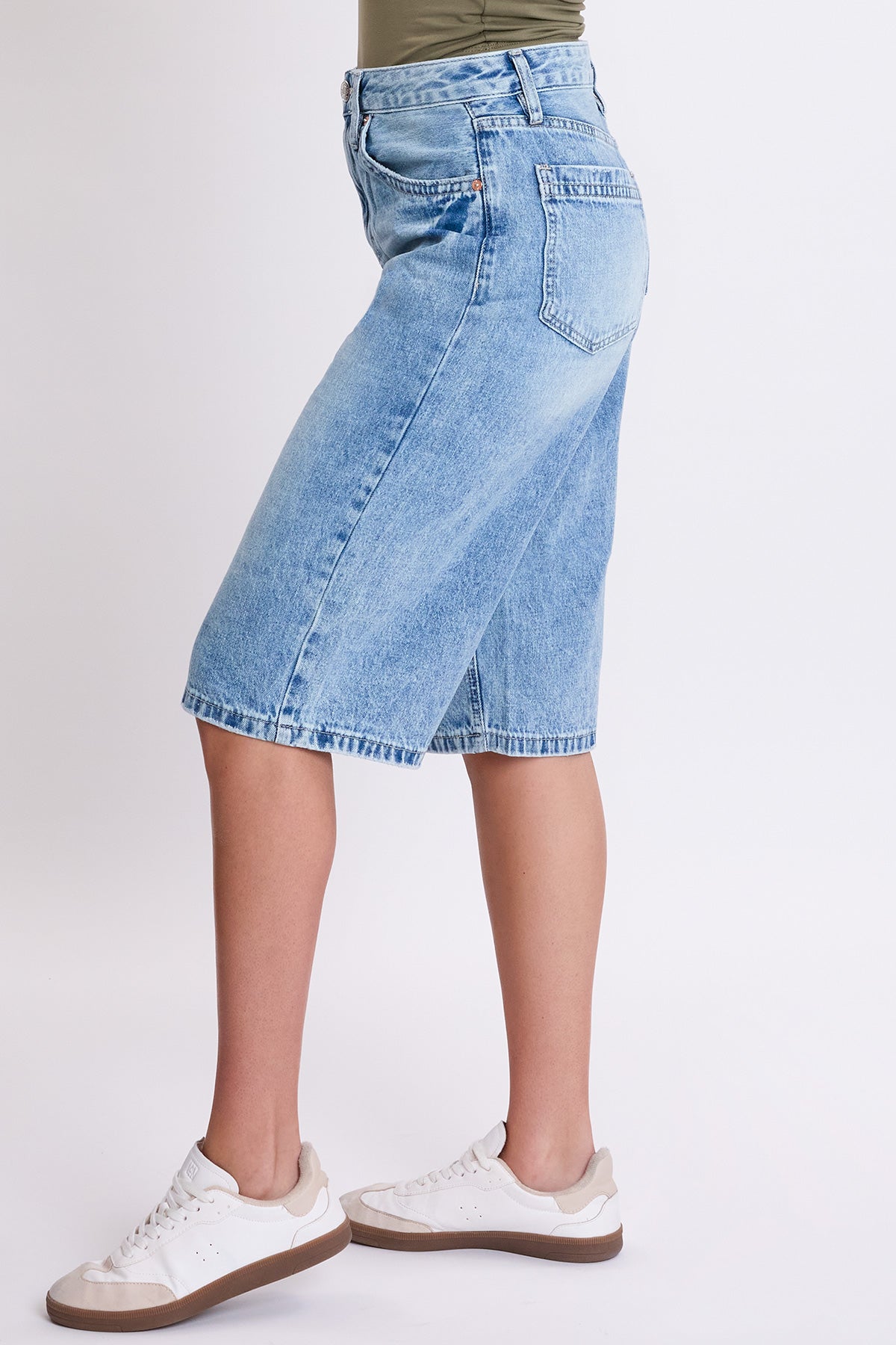YMI JEANS: Wide Leg Jorts - Relaxed Fit