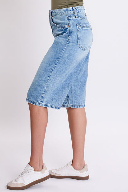 YMI JEANS: Wide Leg Jorts - Relaxed Fit