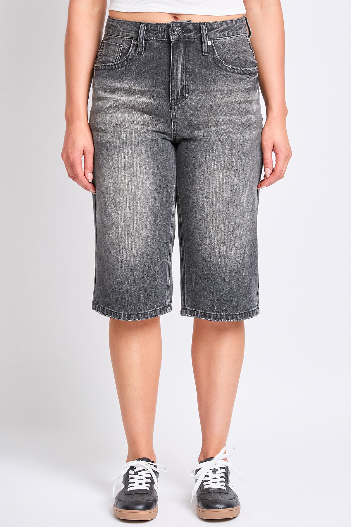 YMI JEANS: Wide Leg Jorts - Relaxed Fit