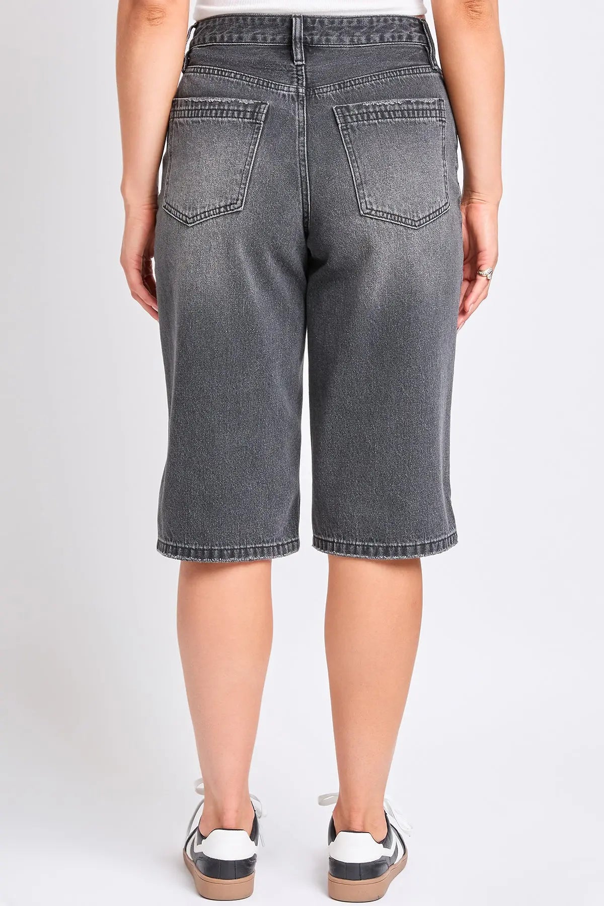 Women's Relaxed Fit Wide Leg Jorts YMI JEANS