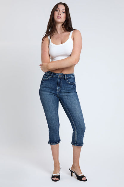 YMI Jeans: Luxe High-Rise Capri Pants