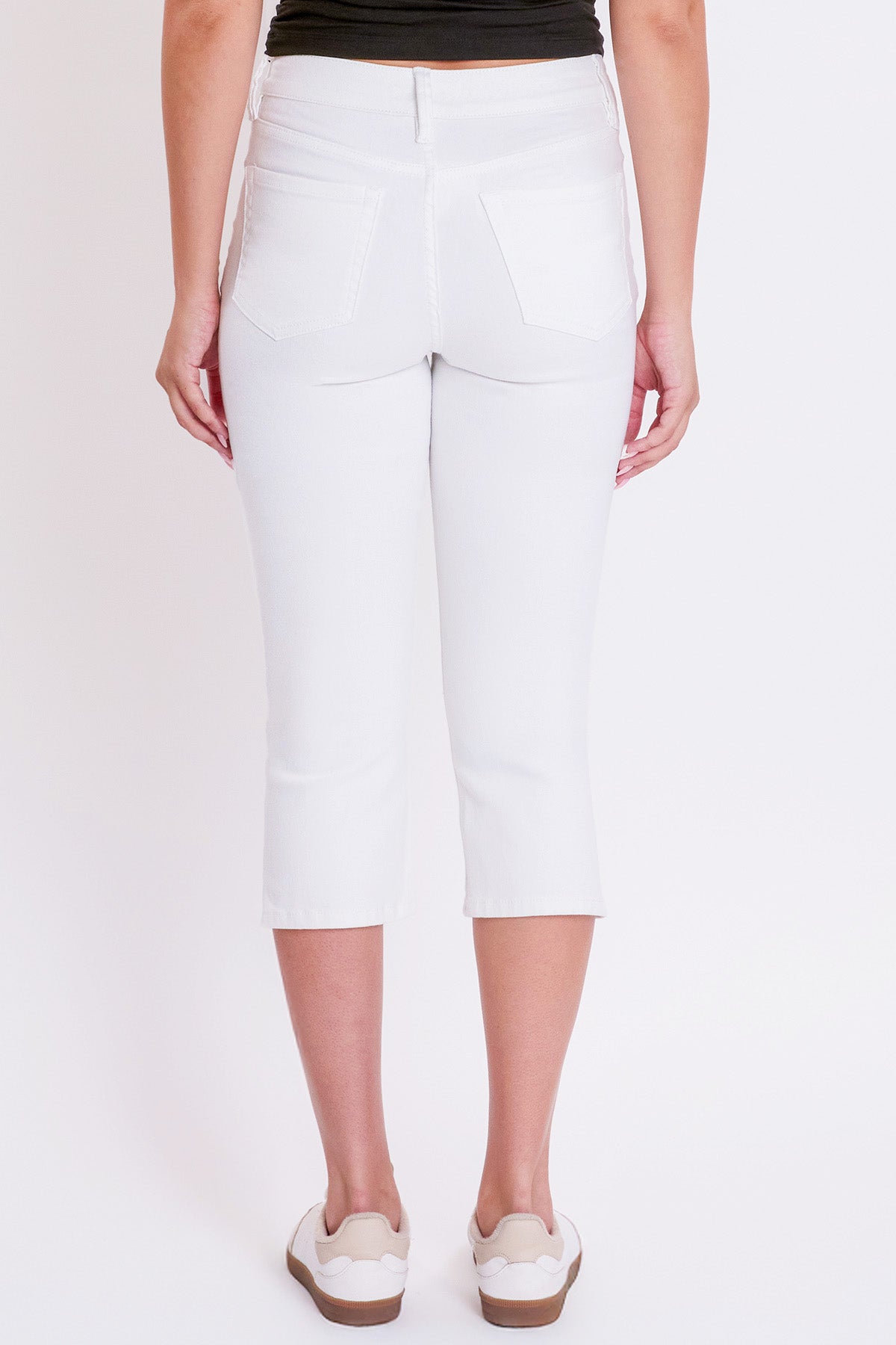 Women's Luxe High Rise Capri with Side Slit YMI JEANS