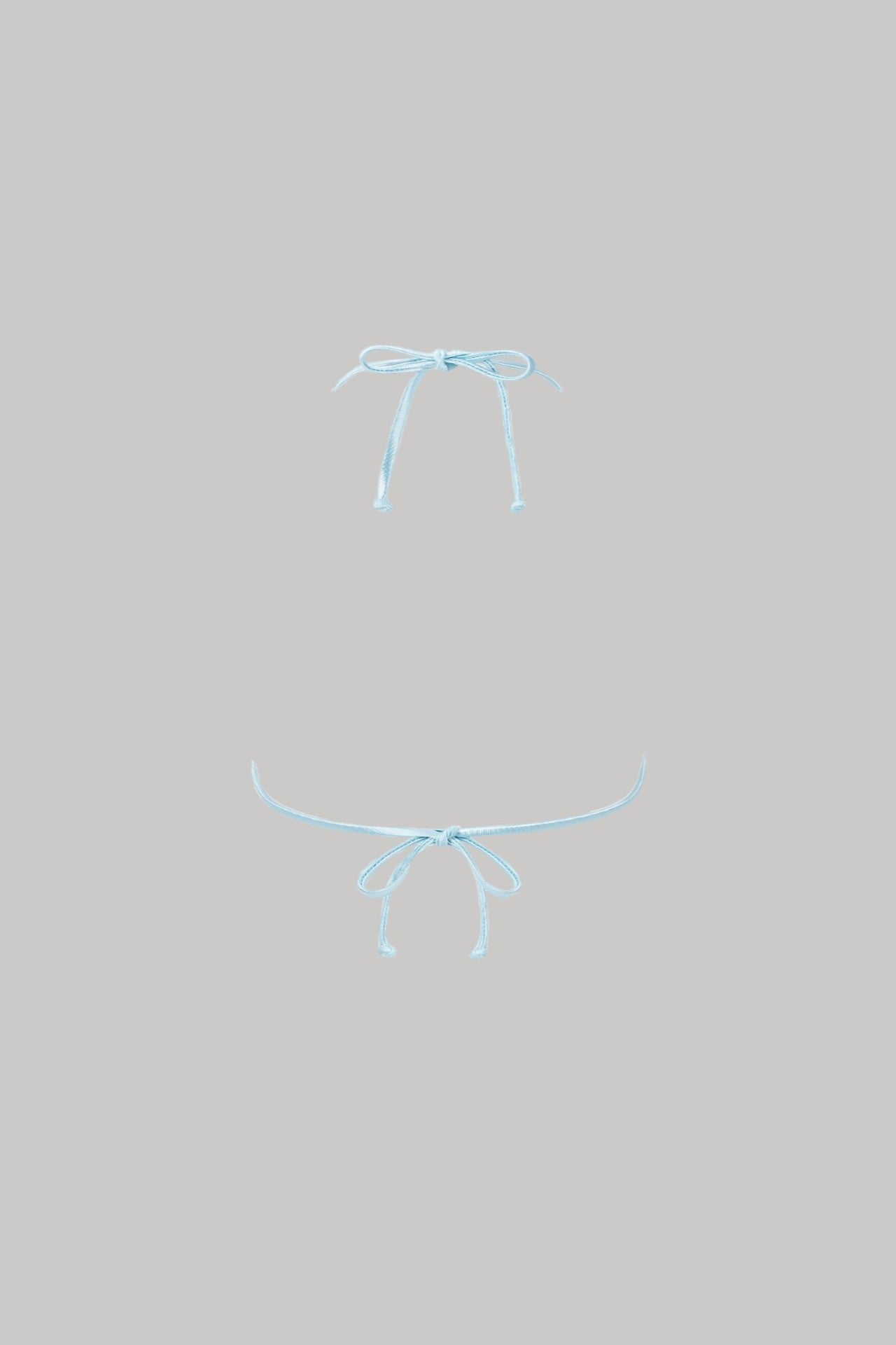 Cara Triangle Bikini Top in Ocean Blue