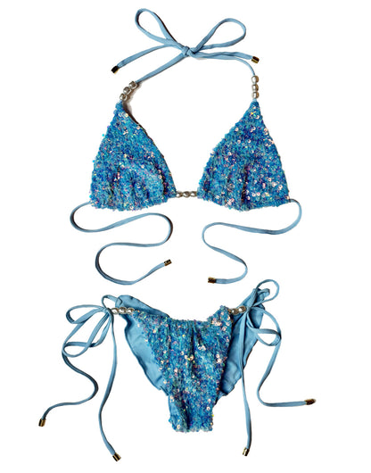 Capri Triangle Top - Blue blue - Triangle Top
