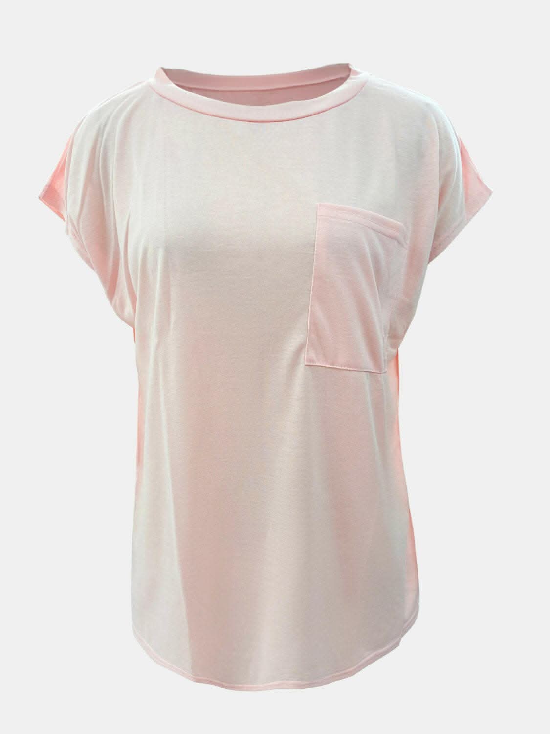 Cap sleeve t-shirt in light colors - Love Salve 