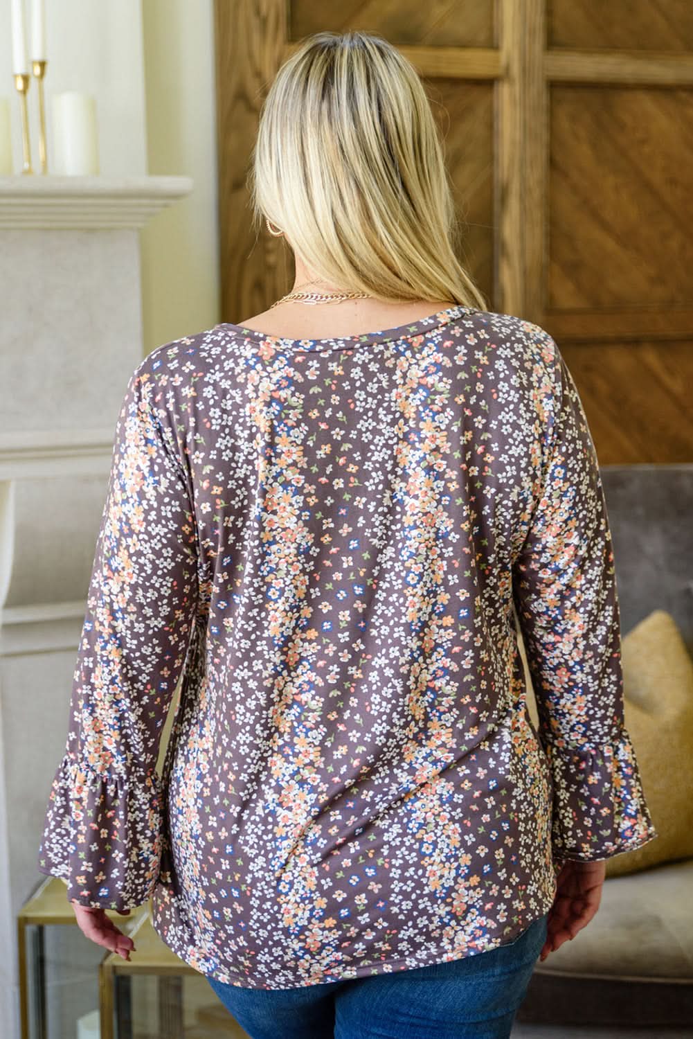 Charming plus size floral babydoll top - Love Salve 
