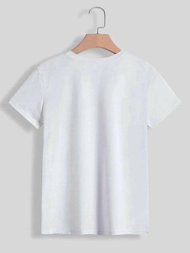 Charming rabbit print tee for women - Love Salve 