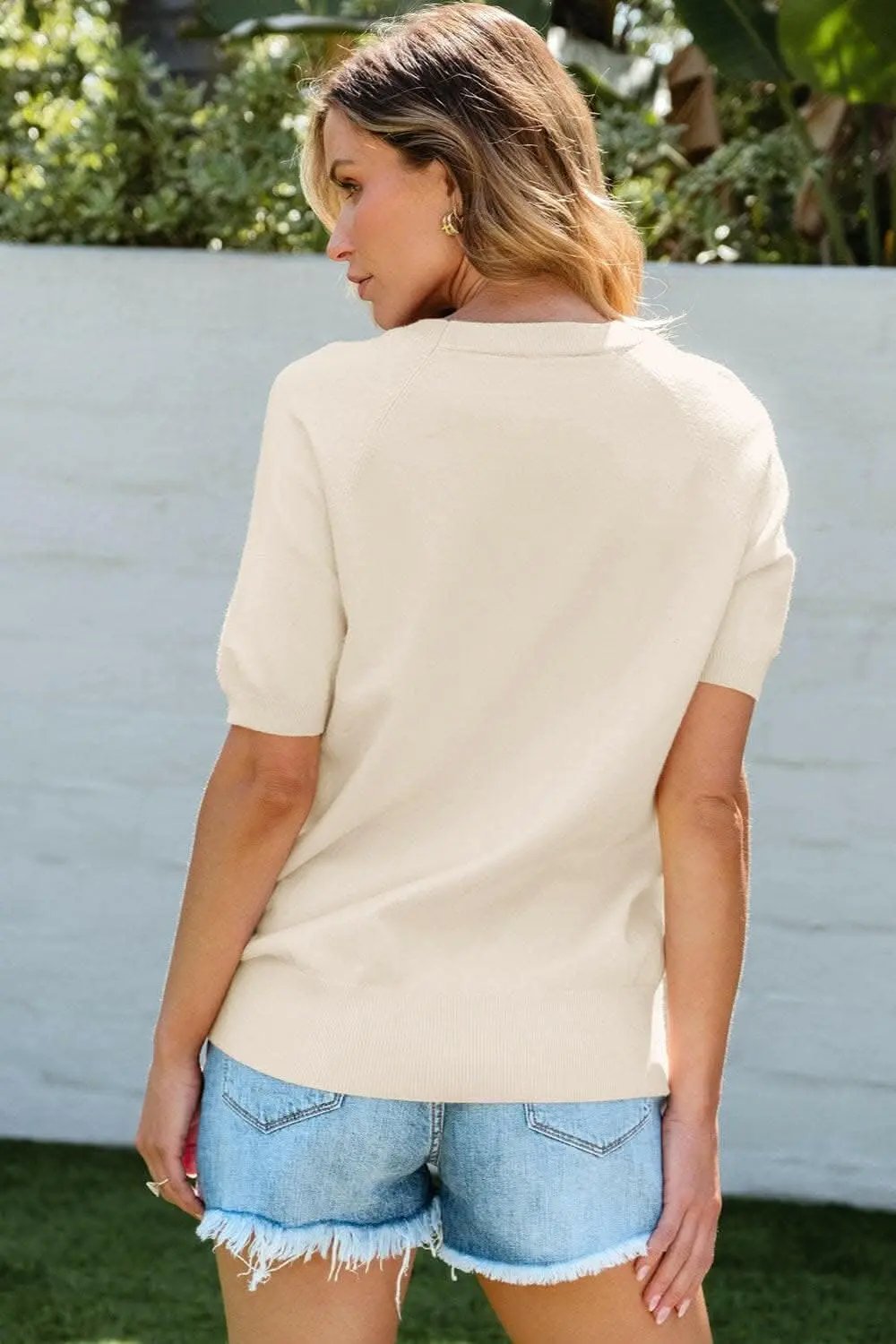 Chic Daisy Knit Top - Soft Fabric - Love Salve 