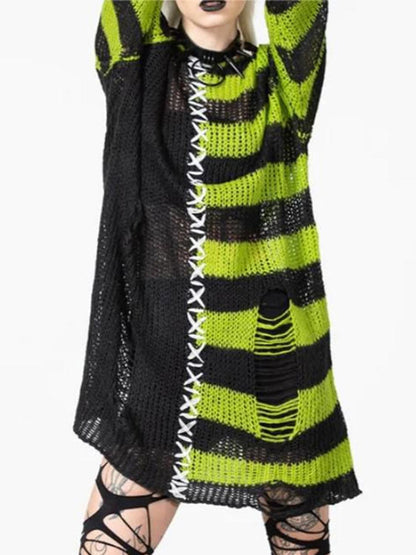 Chic Distressed Sweater Tunic - Love Salve 