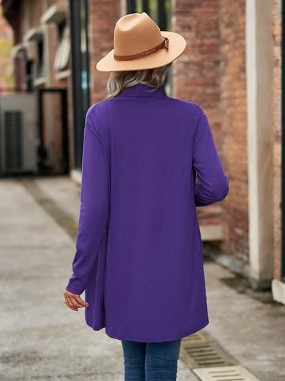 Chic Long Sleeve Cardigan - Opaque - Love Salve 