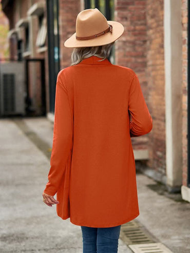 Chic Long Sleeve Cardigan - Opaque - Love Salve 