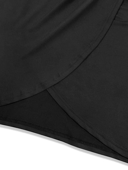 Chic Plus Size One-Shoulder Dress with Twisted Design - Love Salve 