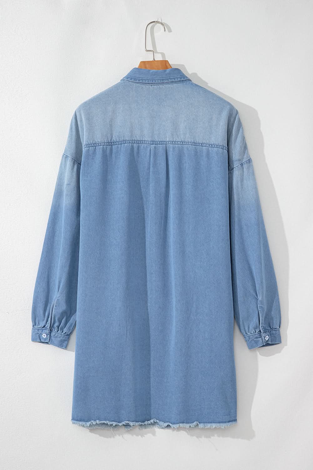 Chic beau denim shirt dress - Love Salve 