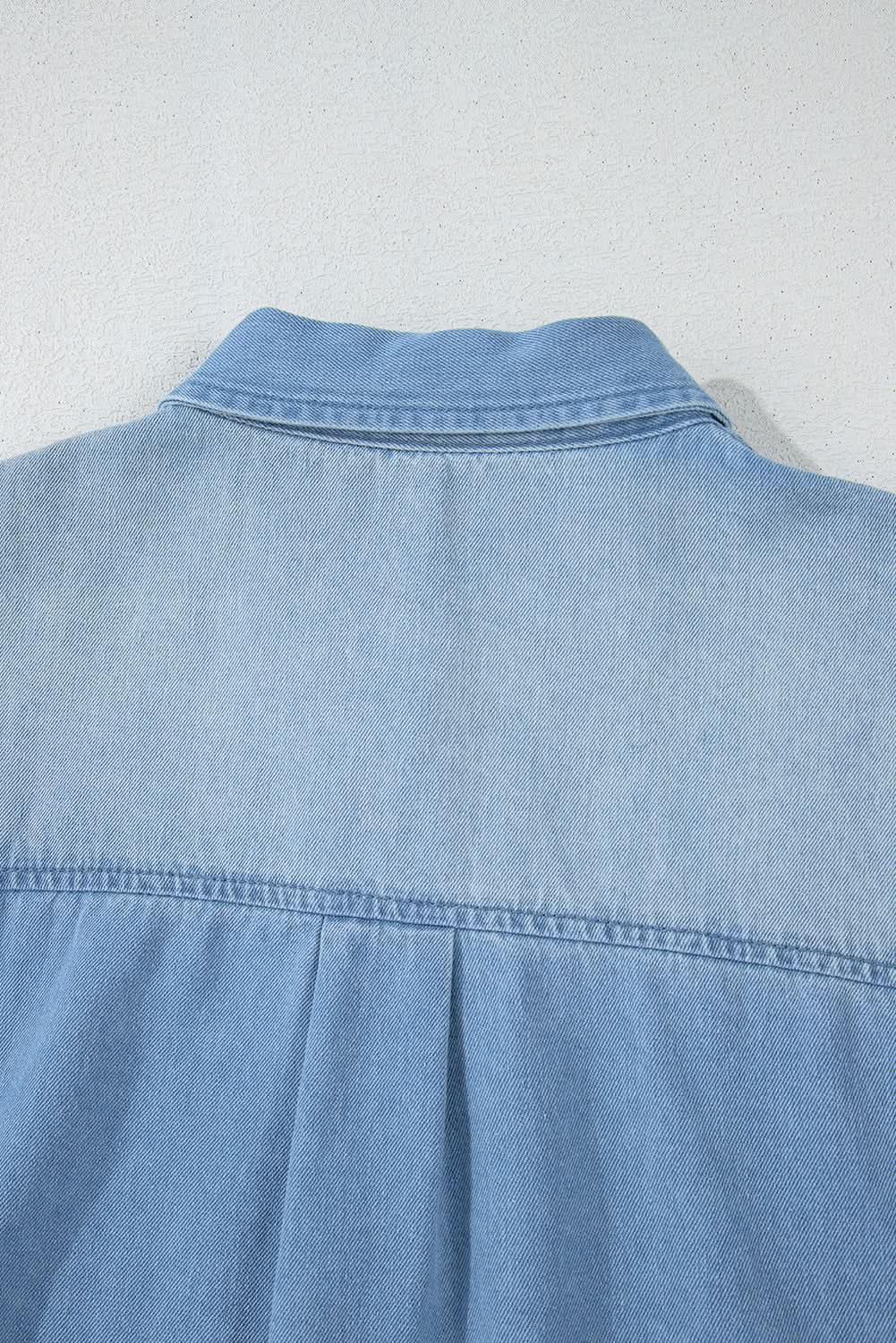Chic beau denim shirt dress - Love Salve 