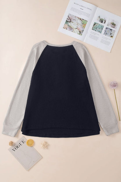 Chic black plus-size button-up top - Love Salve 