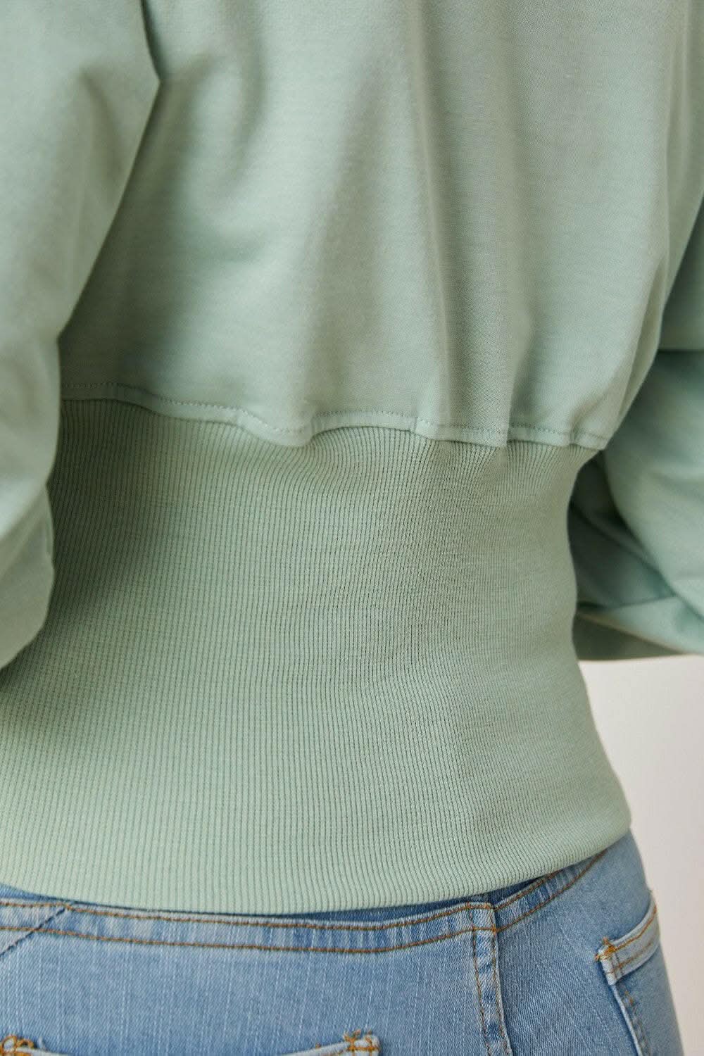 Chic boat neck blouse with elegant sleeves - Love Salve 