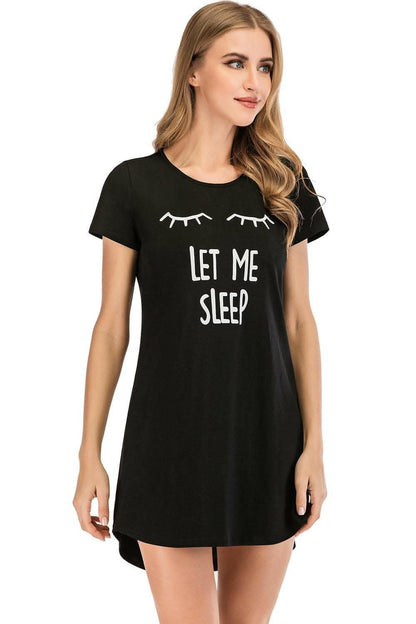 Chic cotton blend short sleeve dress - Love Salve 