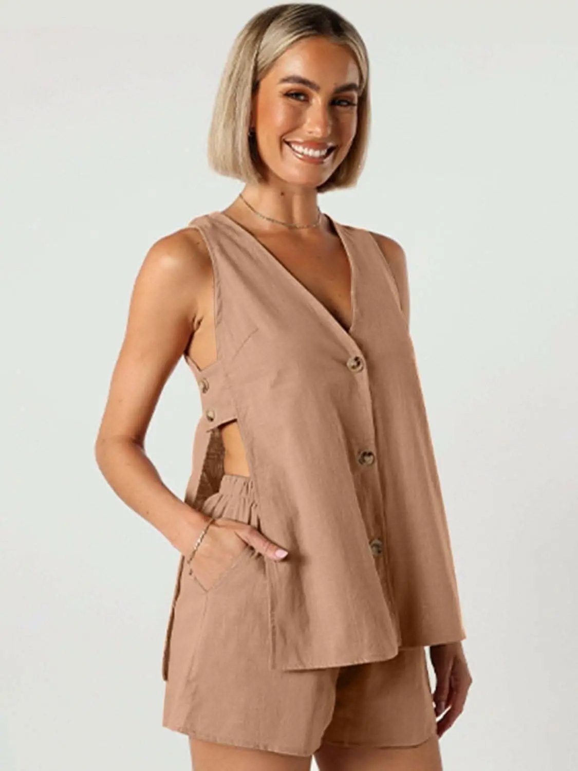 Chic cotton lounge set - cozy comfort - Love Salve 