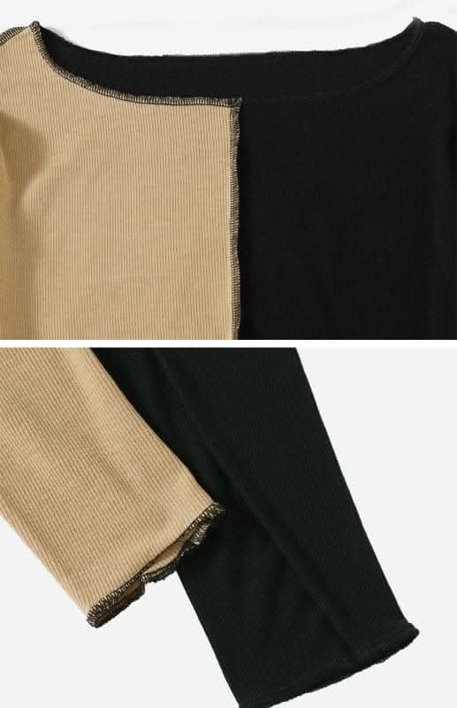 Chic cozy crew neck top 