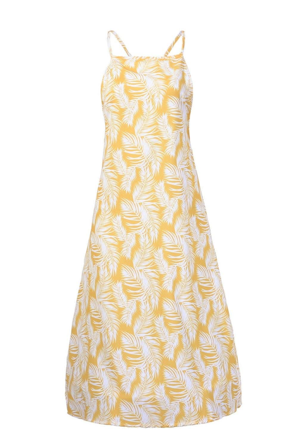 Chic crisscross cami dress in prints - Love Salve 