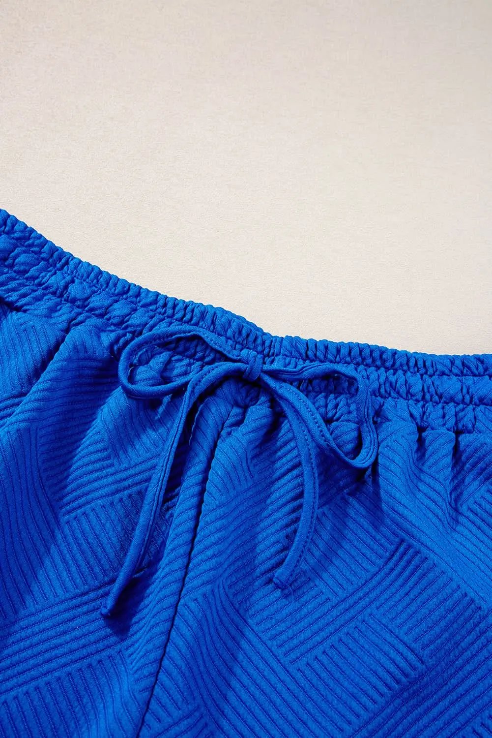 Chic dark blue plus size 2-piece set - Love Salve 