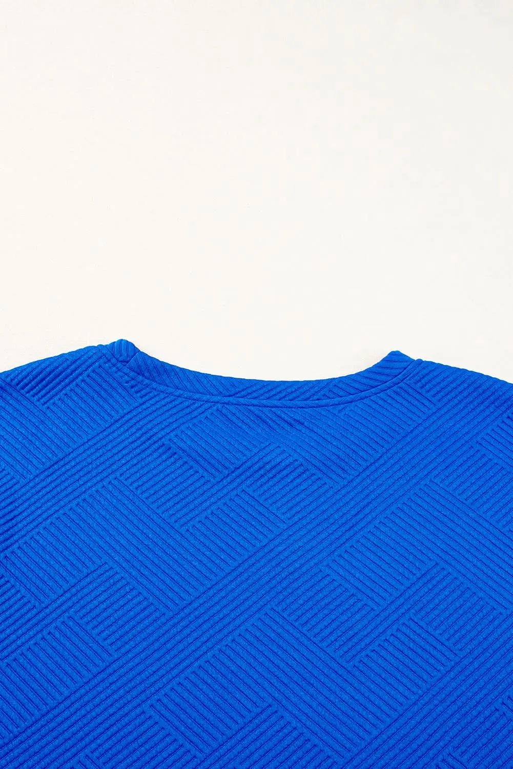 Chic dark blue plus size 2-piece set - Love Salve 