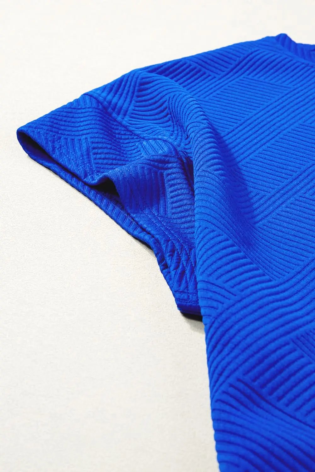 Chic dark blue plus size 2-piece set - Love Salve 