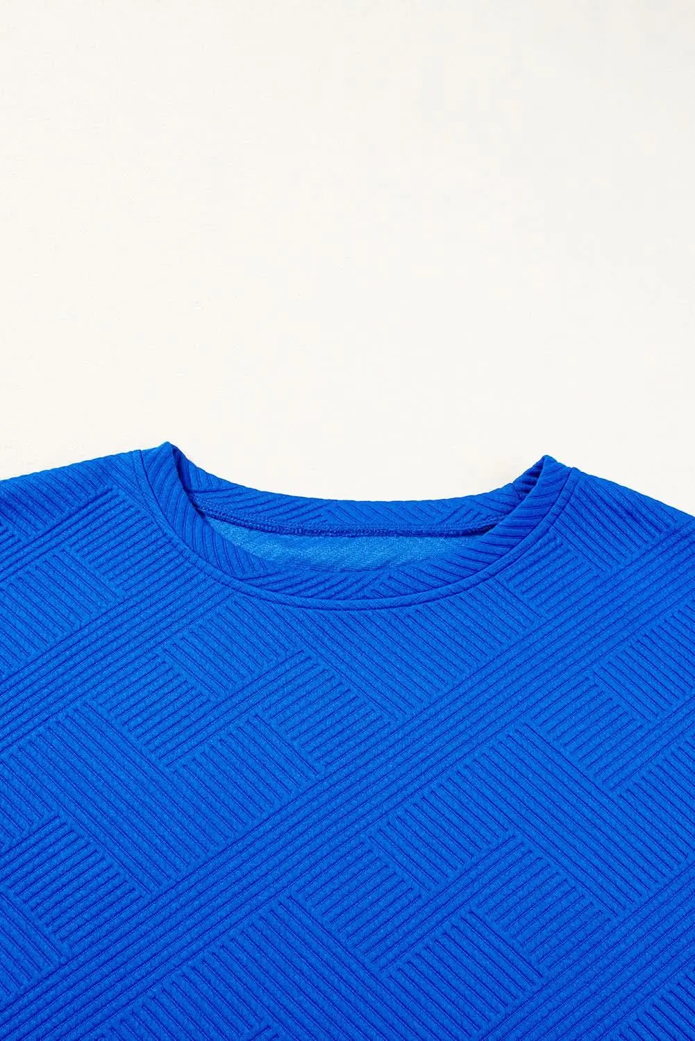 Chic dark blue plus size 2-piece set - Love Salve 