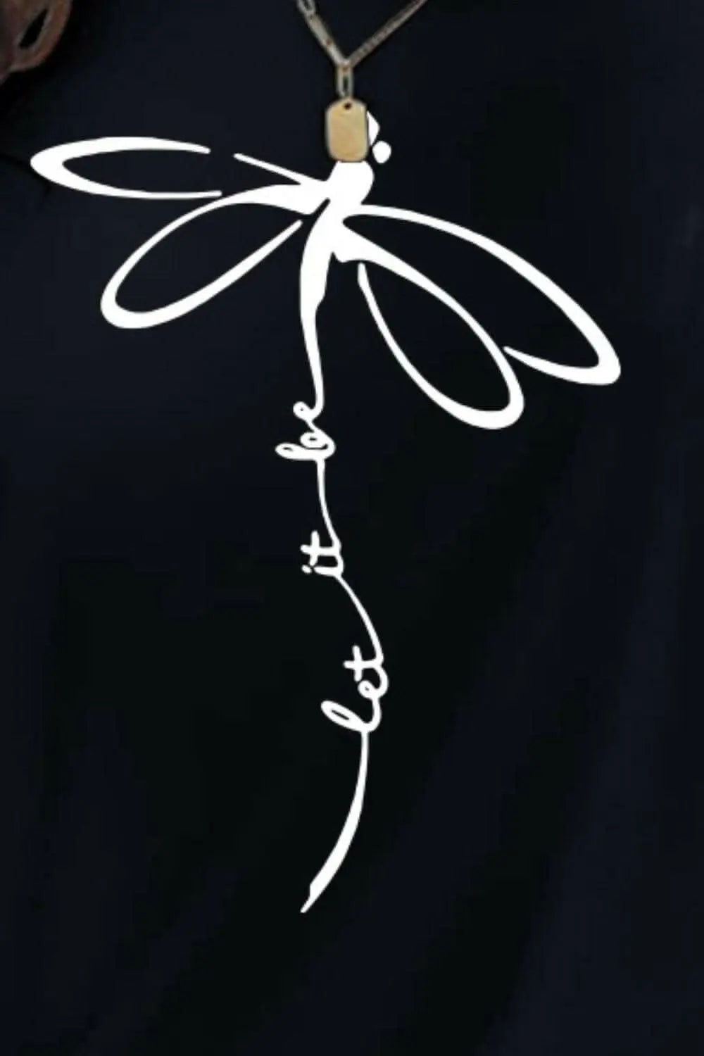 Chic dragonfly graphic tee - Love Salve 