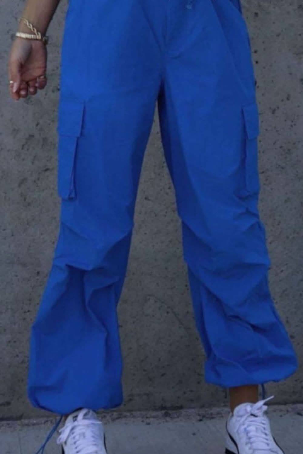 Chic drawstring pants with pockets 