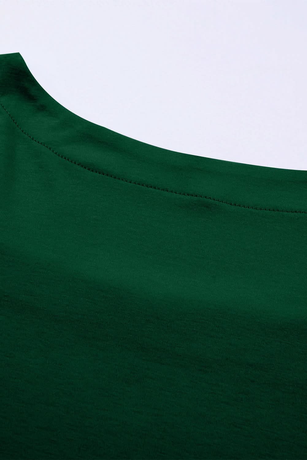 Chic green plus size square neck top - Love Salve 